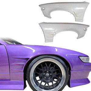 FRP ORI t3 55mm Wide Body Fenders (front) > Nissan Silvia (S13) 1989-1994> 2/3dr - image 1