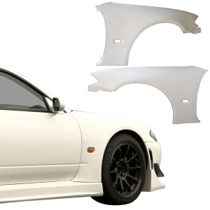 ModeloDrive FRP CWE GT Wide Body 30mm Fenders (front) > Nissan Silvia (S15) 1999-2002 - image 1