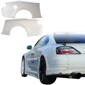 ModeloDrive FRP CWE GT Wide Body 40mm Fenders (rear) > Nissan Silvia (S15) 1999-2002 - image 1