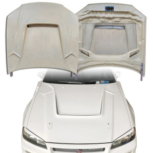 FRP TSEC Hood > Nissan Skyline (R34) GTR 1999-2002 - image 1