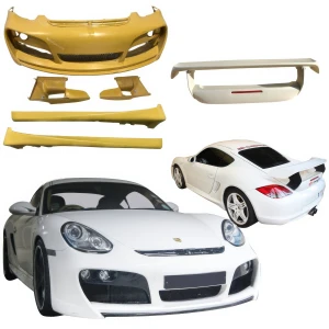 FRP TART Body Kit w Wing 4pc > Porsche Cayman (987) 2006-2008 - image 1