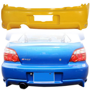 FRP ING Rear Bumper > Subaru Impreza WRX 2004-2007 > 4dr Sedan - image 1