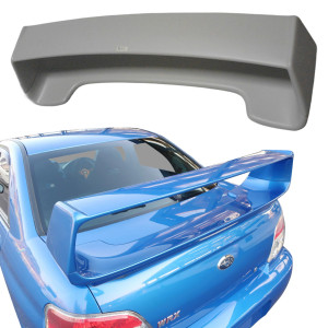 FRP STI High Spoiler Wing w LED > Subaru Impreza WRX 2002-2007 > 4dr Sedan - image 1