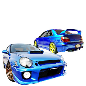 FRP ZSPO Body Kit 4pc > Subaru Impreza WRX 2002-2003 > 4dr Sedan - image 1