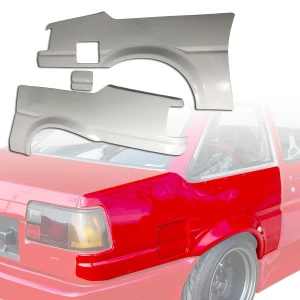 FRP DMA Wide Body 40mm Fenders (rear) > Toyota Corolla (AE86) 1984-1987 > 2dr Coupe - image 1