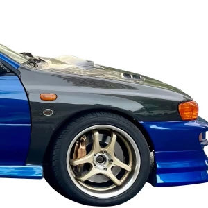 Carbon Fiber OER 15mm Fenders (front) > Subaru Impreza (GC8) 1993-2001 > 2/4/5dr - image 1