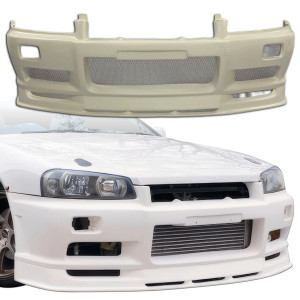 FRP URA TR Front Bumper > Nissan Skyline (R34) GTT 1999-2004 > 2/4dr - image 1