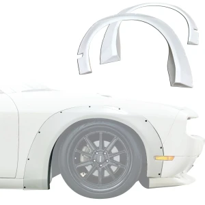 FRP LBPE Wide Body Fender Flares (front) > Dodge Challenger 2008-2018 - image 1