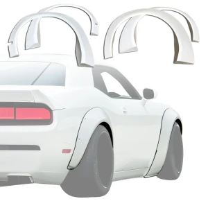 FRP LBPE Wide Body Flares Set 4pc > Dodge Challenger 2008-2018 - image 1