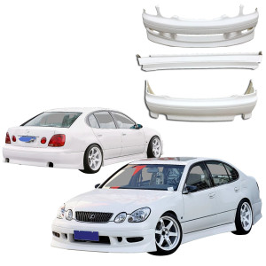 ModeloDrive FRP KAZA Body Kit 4pc > Lexus GS300 1998-2005 - image 1