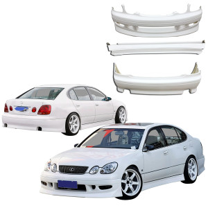 ModeloDrive FRP KAZA Body Kit 4pc > Lexus GS300 1998-2005 - image 1