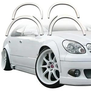 FRP NST Wide Body 90mm Fender Flare Set 6pc > Lexus GS300 1998-2005 - image 1