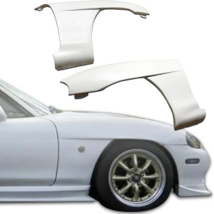 FRP GVAR Wide Body 15mm Fenders (front) > Mazda Miata (NB) 1998-2005 - image 1