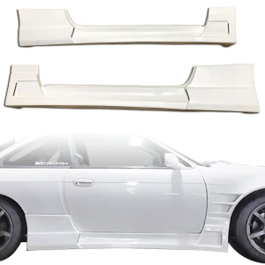 FRP ORI RACE Side Skirts > Nissan 240SX (S14) 1995-1998 - image 1
