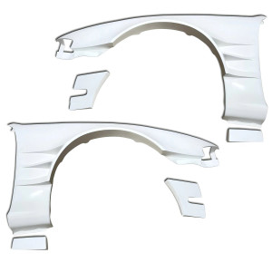 ModeloDrive FRP ORI t4 75mm Wide Body Fenders (front) 6pc > Nissan 240SX (S14) 1995-1996 - image 1