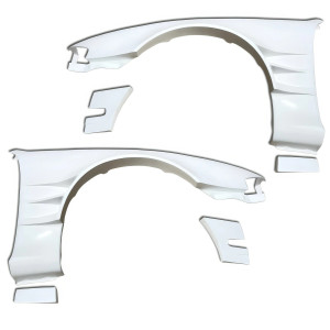 FRP ORI t4 75mm Wide Body Fenders (front) 6pc > Nissan 240SX (S14) 1995-1996 - image 1