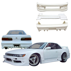 FRP ORI RACE Body Kit 4pc > Nissan Silvia (S13) 1989-1994 > 2dr Coupe - image 1