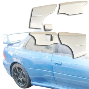 FRP LS WRC 22B Wide Body Fenders (rear) 5pc > Subaru Impreza (GC8) 1993-2001 > 4dr Sedan - image 1