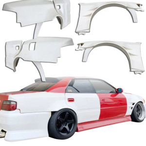 FRP ORI t4 75mm Fenders Set 10pc > Toyota Chaser (JZX100) 1997-2001 - image 1