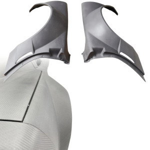 Carbon Fiber GT3-XL Wide Body Fenders (rear) 2pc > Chevrolet Corvette (C6) 2005-2013 - image 1