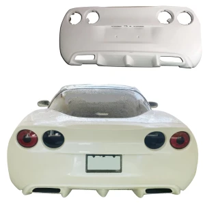 FRP OER GT3 Rear Bumper /w Diffuser > Chevrolet Corvette (C6) 2005-2013 - image 1
