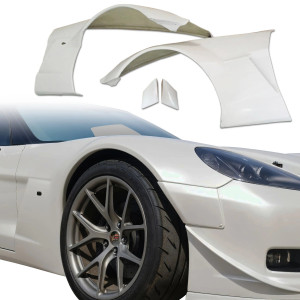 FRP GT3-XL Wide Body Fenders (front) 4pc > Chevrolet Corvette (C6) 2005-2013 - image 1