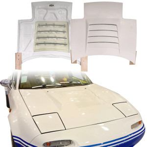 ModeloDrive FRP NISM N1 Hood > Mazda Miata (NA) 1990-1996 - image 1