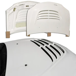 FRP MONS Hood > Mitsubishi Evolution EVO8 EVO9 2003-2006 - image 1