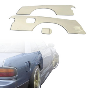 FRP DMA Wide Body Fenders 30mm (rear) /w Gas Cap > Nissan 240SX 1989-1994 > 2dr Coupe - image 1