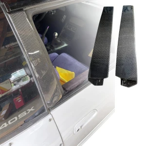 Carbon Fiber OER B-Pillar Mouldings > Nissan 240SX 1989-1994 > 2/3dr - image 1