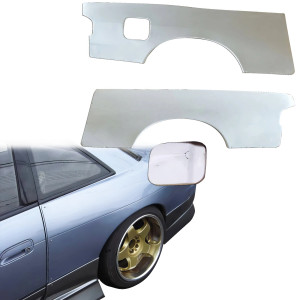FRP DMA Wide Body Fenders 30mm (rear) /w Gas Cap > Nissan Silvia (S13) 1989-1994 - image 1