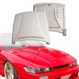 FRP ORI v2 Hood > Nissan Silvia (S13) 1989-1994 - image 1