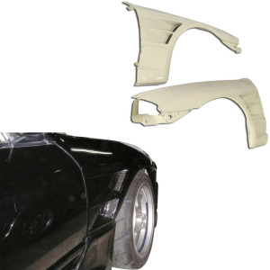 ModeloDrive FRP BSPO Wide Body 30mm Fenders (front) 2pc > Nissan Skyline (R32) GTS 1990-1994 - image 1