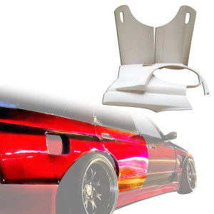 FRP CFAC Wide Body Fenders (rear) 4pc > Nissan Skyline (R32) 1990-1994 > 4dr Sedan - image 1