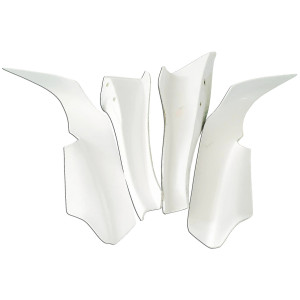 FRP BORD Front Bumper Canards 4pc > Nissan Skyline (R33) GTR 1995-1998 - image 1