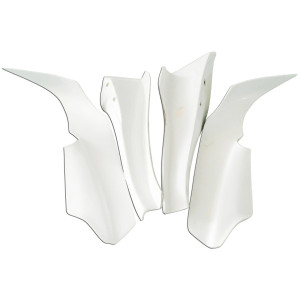 FRP BORD Front Bumper Canards 4pc > Nissan Skyline (R33) GTR 1995-1998 - image 1