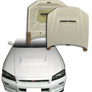 FRP EBEA Hood > Nissan Skyline (R34) GTS 1999-2004 - image 1