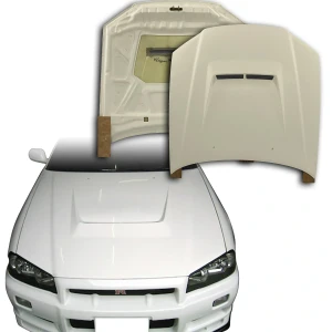 FRP EBEA Hood > Nissan Skyline (R34) GTS 1999-2002 - image 1
