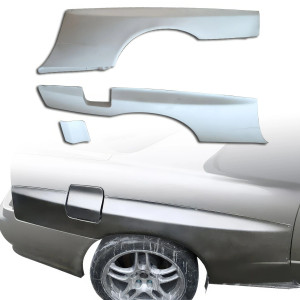 FRP GTR Style Wide Body 50mm Fenders (rear) 3pc > Nissan Skyline (R34) GTS 1999-2004 > 2dr Coupe - image 1