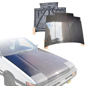 Carbon Fiber OER Hood > Toyota Corolla Trueno (AE86) 1984-1987 - image 1