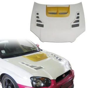 FRP CUSC Louvred Hood w Inverted Duct > Subaru Impreza WRX 2004-2005 > 4/5dr - image 1