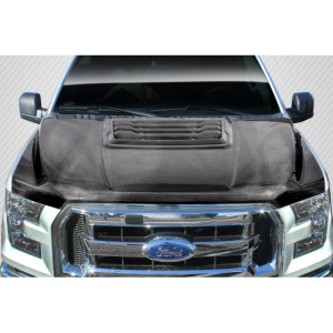 2015-2020 Ford F-150 Carbon Creations Raptor Look Hood - 1 Piece - image 1