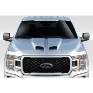 Universal Feed Dual Ram Air Hood Scoop - 1 Piece - image 1