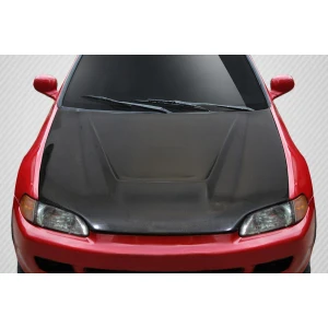 1992-1995 Honda Civic Vader Carbon Fiber Hood - image 1