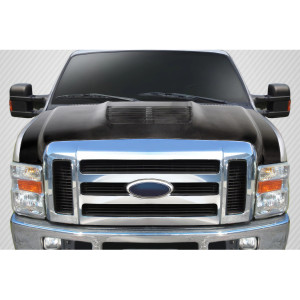 2008-2010 Ford Super Duty F250 F350 F450 Carbon Creations GT500 V2 Hood - 1 Piece - image 1