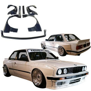 FRP TKYO Wide Body Kit 9pc > BMW 318i 1984-1992> 2dr Coupe - image 1