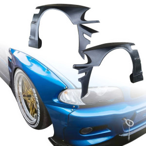 VSaero FRP TKYO Wide Body Fender Flares (front) 4pc 20mm > BMW 325Ci 330Ci (E46) 1999-2001 > 2dr Coupe - image 1