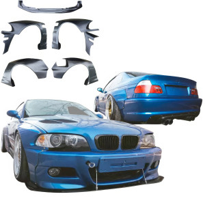 VSaero FRP TKYO Wide Body Kit 7pc > BMW 325Ci 330Ci (E46) 1999-2001 > 2dr Coupe - image 1