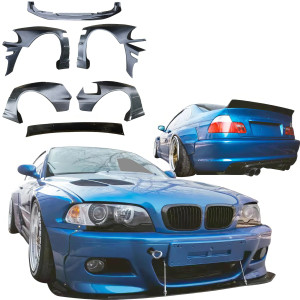 VSaero FRP TKYO Wide Body Kit 8pc > BMW 325Ci 330Ci (E46) 1999-2001 > 2dr Coupe - image 1