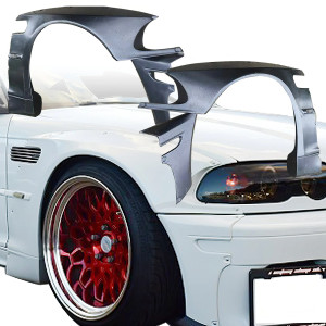 VSaero FRP TKYO Wide Body Fender Flares (front) 4pc 20mm > BMW M3 (E46) 2002-2005 > 2dr Coupe - image 1